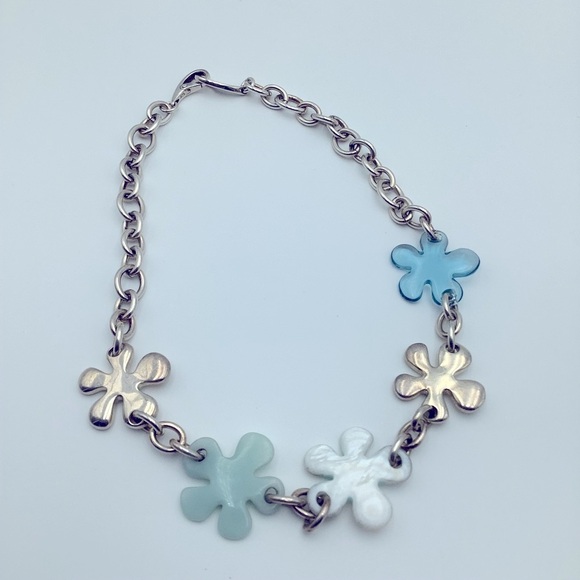 Vintage Rare Carolee Sterling Silver Necklace - Picture 2 of 5